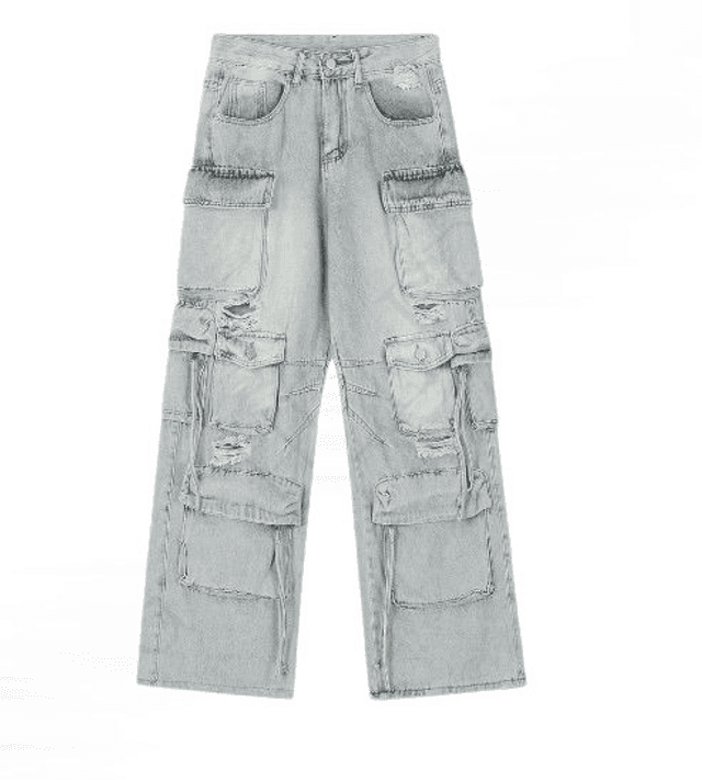 Jeans cargo DVN (précommande)